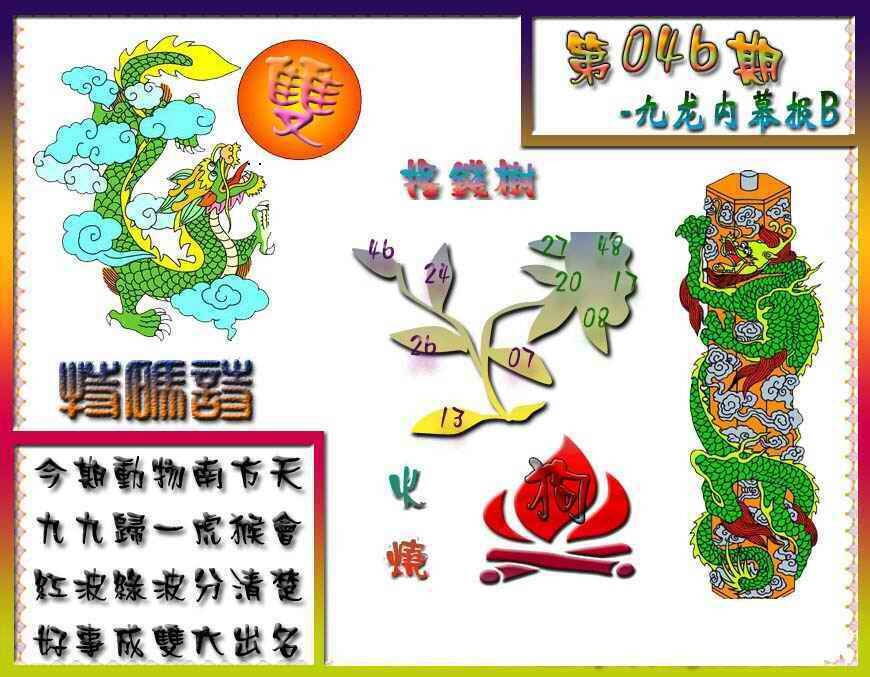 港彩图库 2026 九龙内幕特肖图a