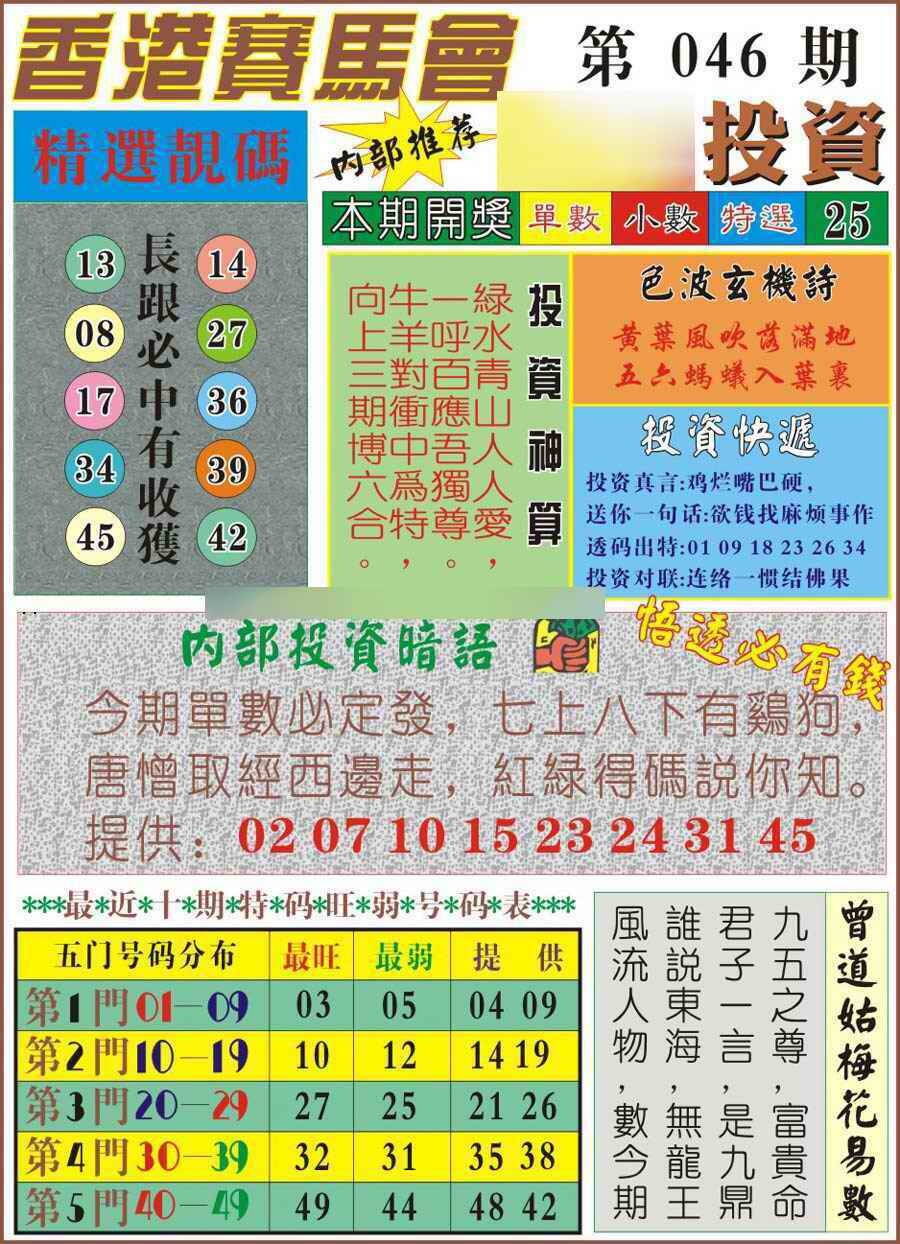 港彩图库 2026 马经投资