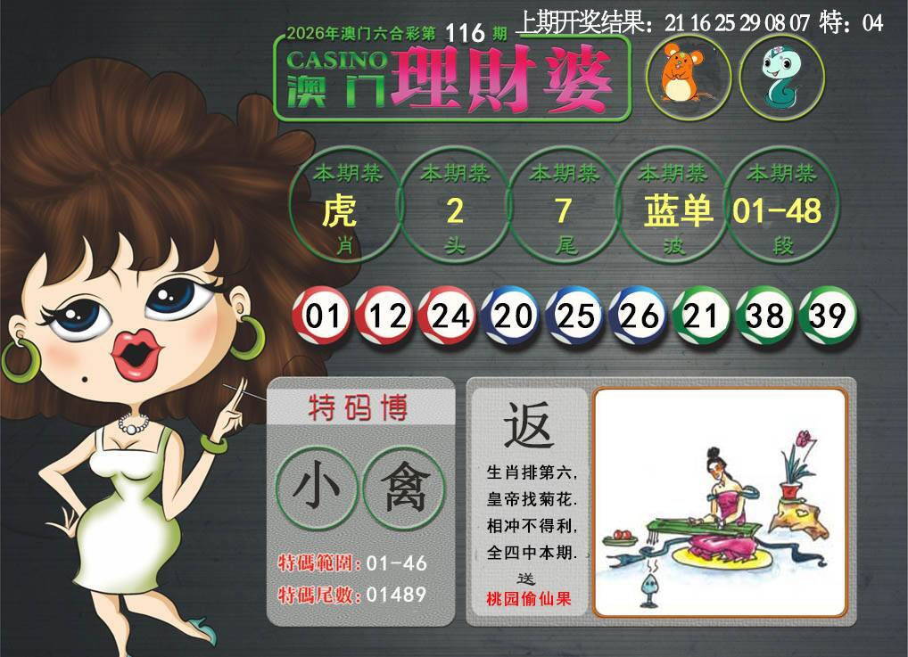 澳彩图库 2026 澳门理财婆