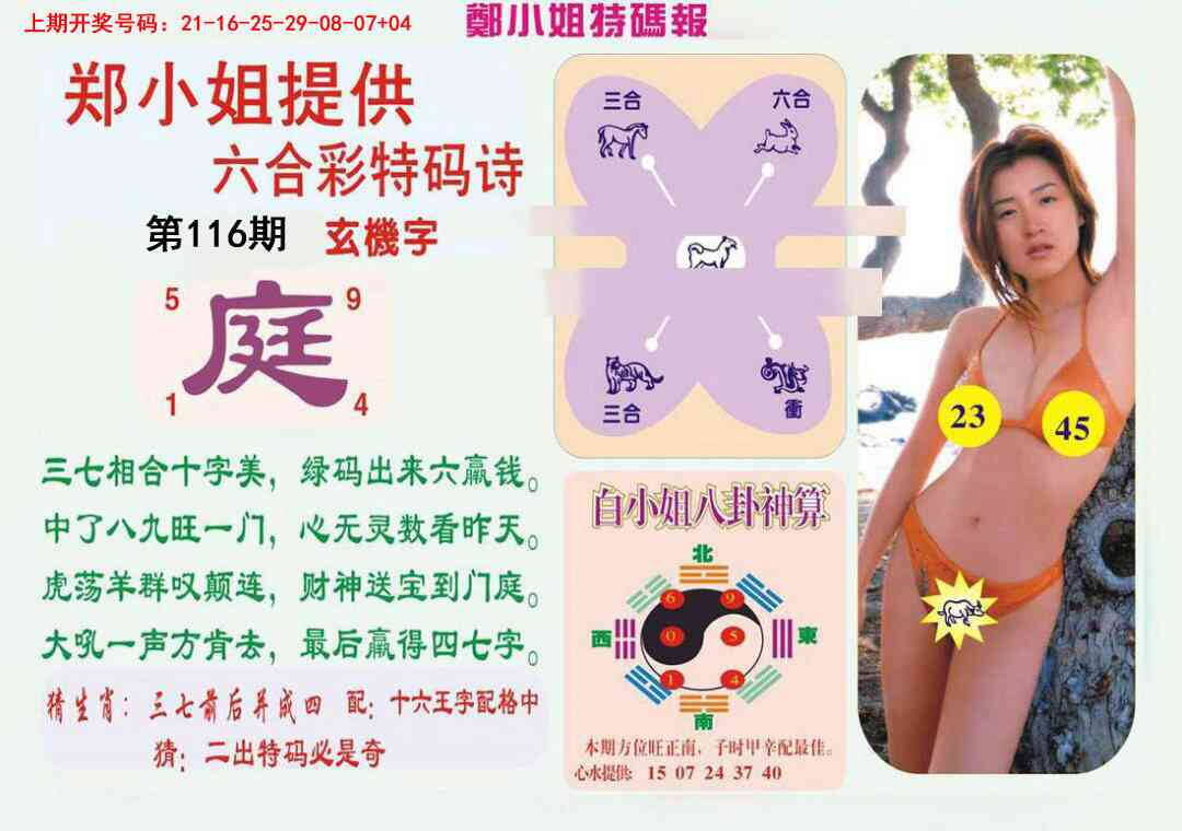澳彩图库 2026 郑小姐特码报B